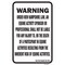 Signmission Safety Sign, 12 in Height, Aluminum, 18 in Length, 25155 A-1218-25155 - alternate 1